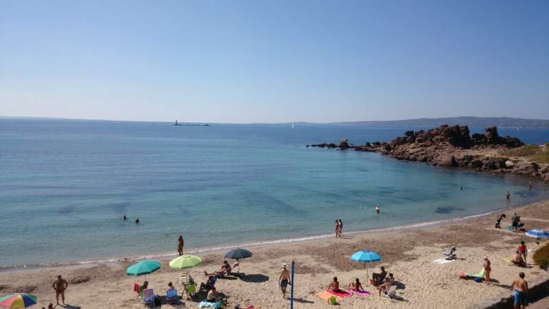 Spiaggia di Portopaglietto in estate